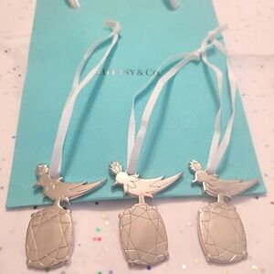 3 Limited edition Tiffany & Co. Bird on the Rock Bag Charm ornament